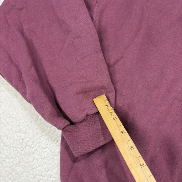 VTG 90s FLORIDA Flowers Bird Crewneck Sweatshirt Pink Tourist Souvenir Cottage - Picture 5 of 7